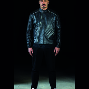 LEDERJACKE BLACK INSOMNIA II