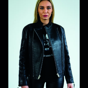 LEDERJACKE BLACK INSOMNIA WOMAN