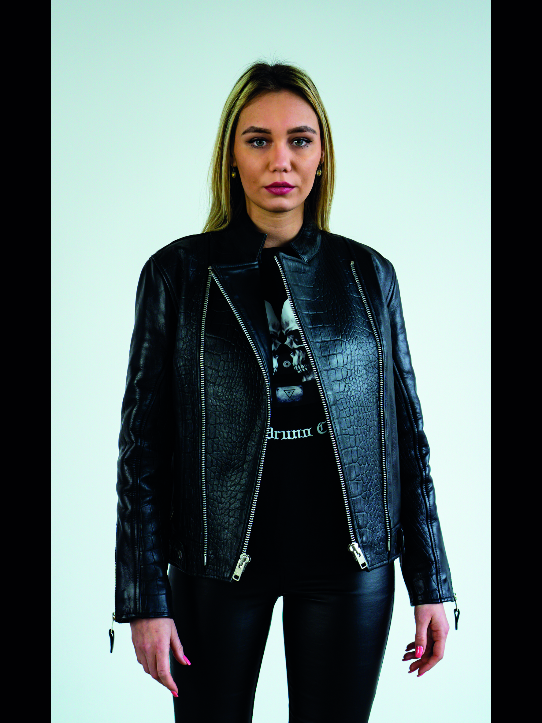 LEDERJACKE BLACK INSOMNIA WOMAN