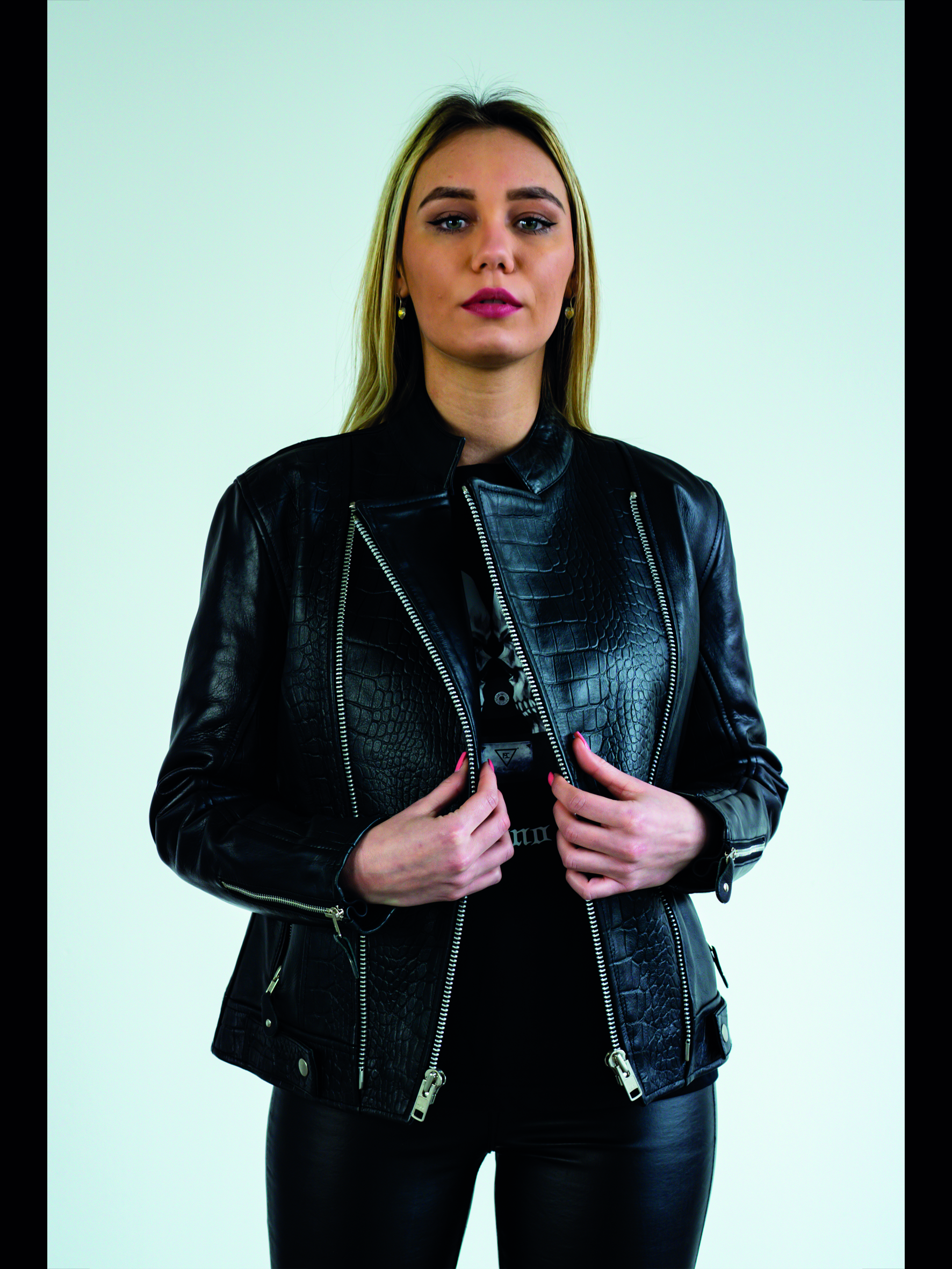 LEDERJACKE BLACK INSOMNIA WOMAN – Bild 2