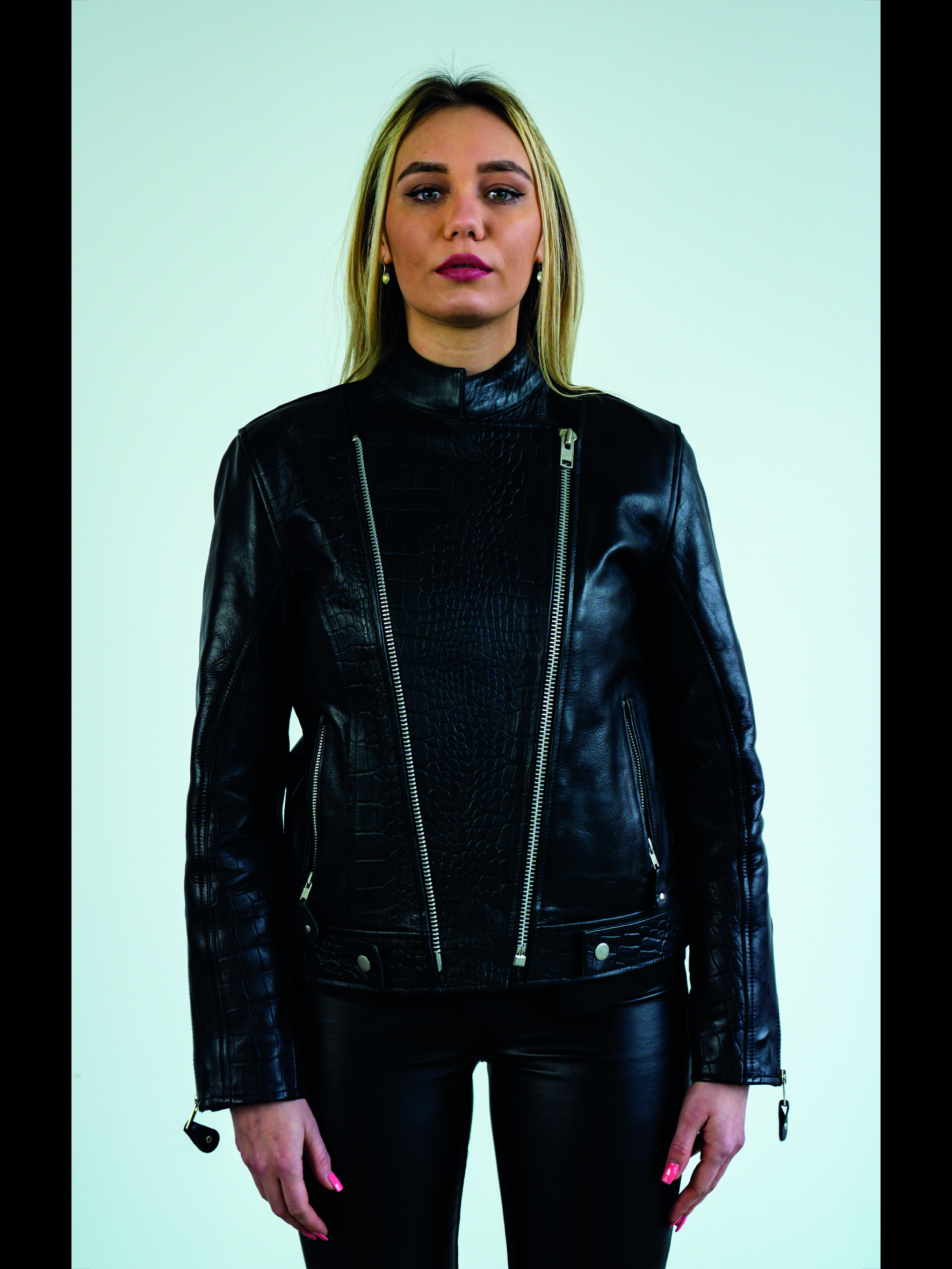 LEDERJACKE BLACK INSOMNIA WOMAN – Bild 3