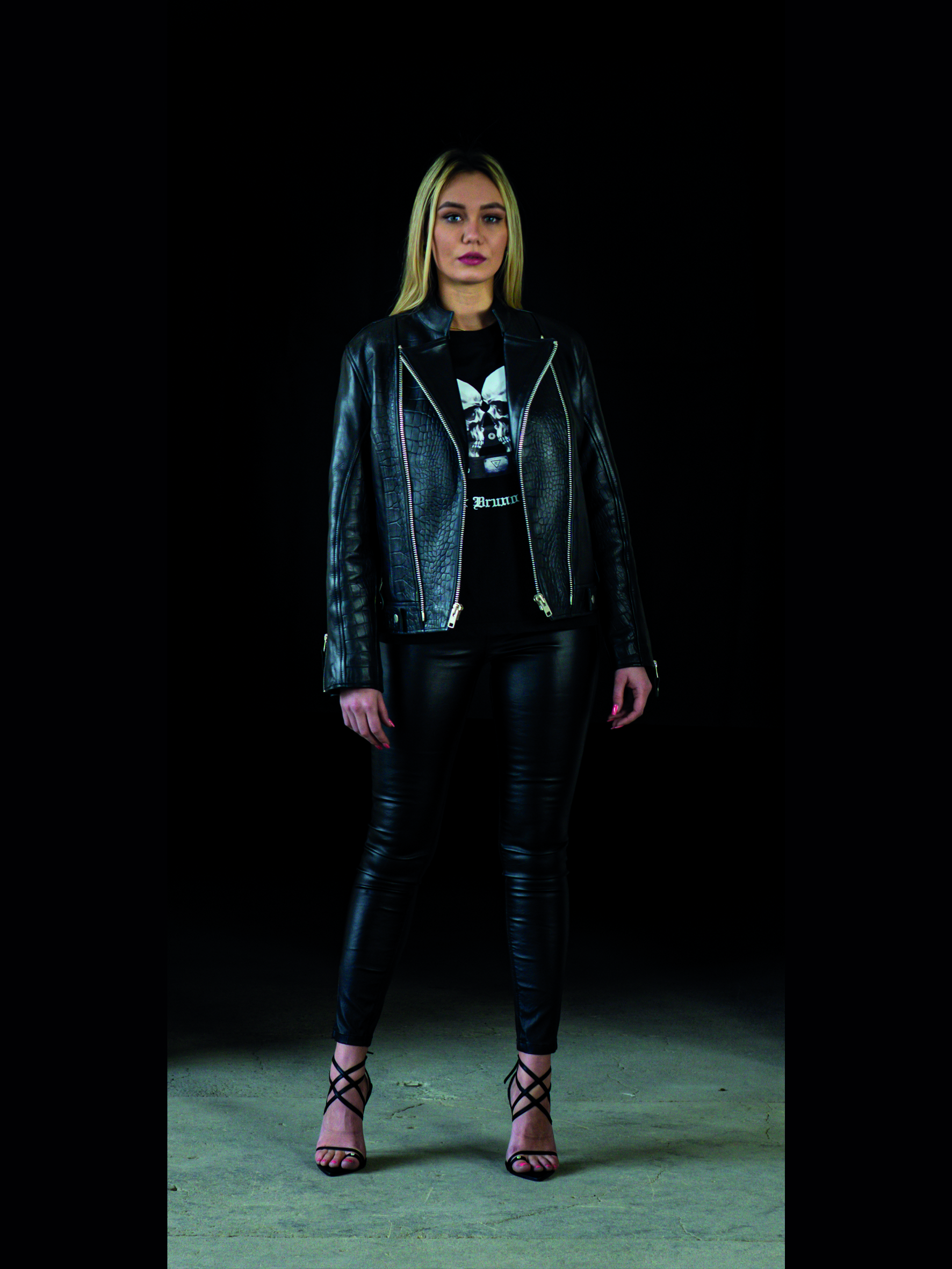 LEDERJACKE BLACK INSOMNIA WOMAN – Bild 5