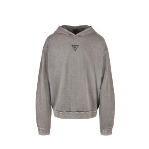 HOODIE ACID WASHED SHAPE OF A HEART WOMEN