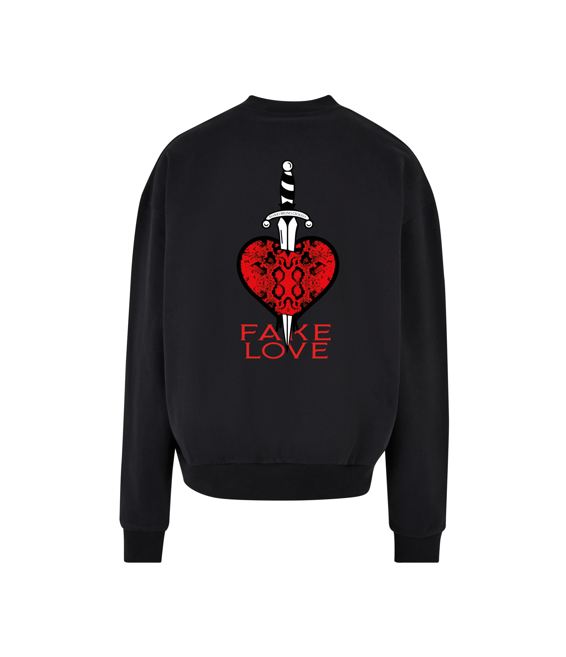 CREWNECK OVERSIZE FAKE LOVE – Bild 2