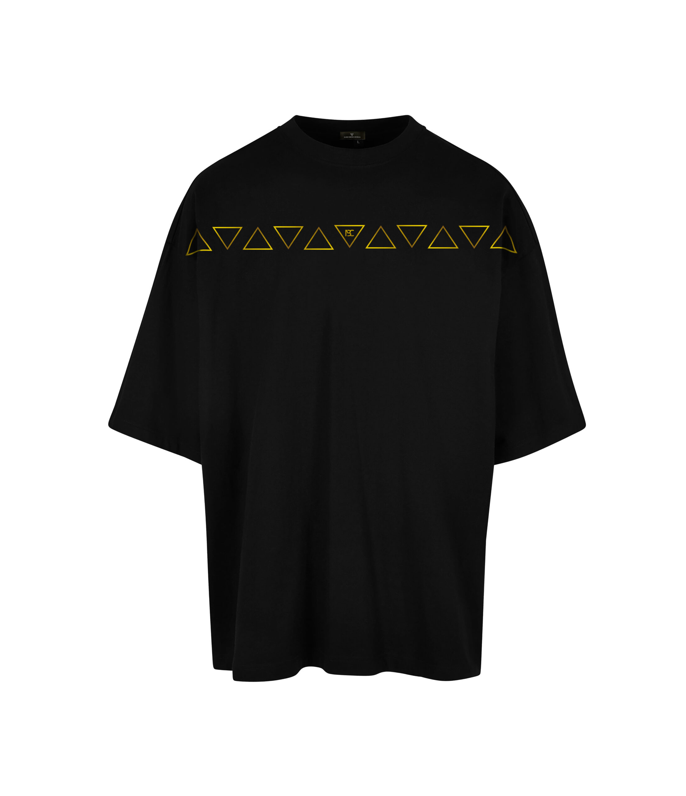 T-SHIRT ULTRA OVERSIZE GOLDEN TRIANGLES