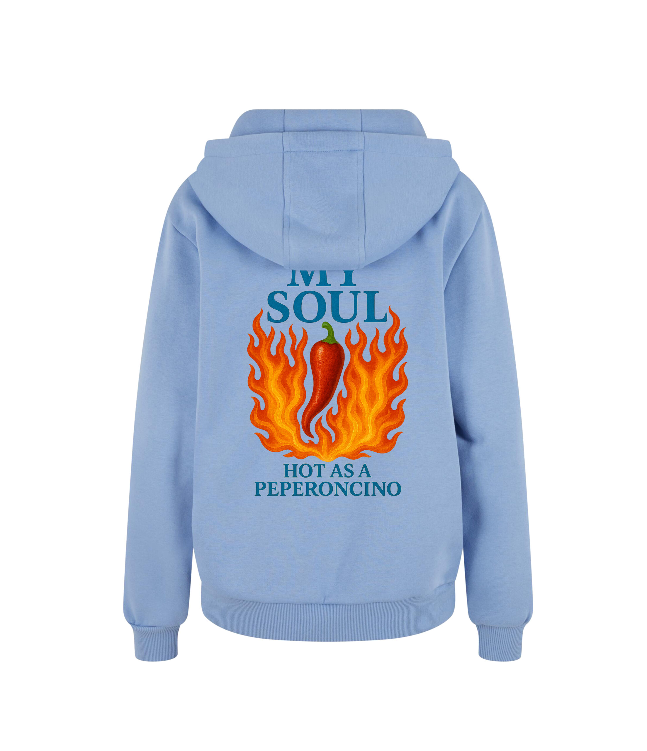 HOODIE OVERSIZE FLUFFY HOT AS A PEPERONCINO – Bild 9