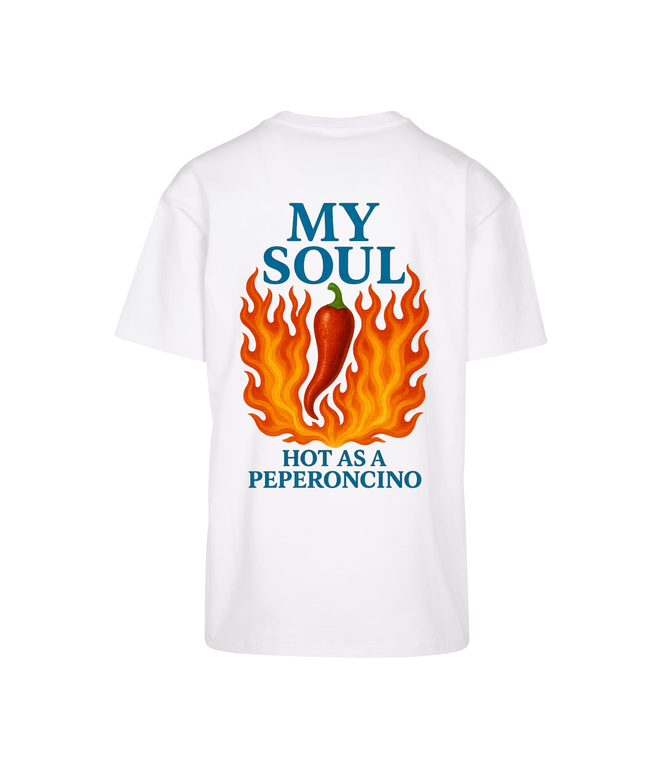 T-SHIRT OVERSIZE HOT AS A PEPERONCINO – Bild 2