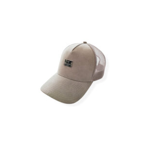 TRUCKER CAP SUEDE EMBLEM