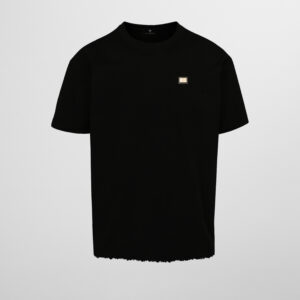 Oversize T-Shirt mit Destroyed look am Saum